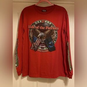 Harley Davidson Patriot Fairfax VA Long Sleeve Shirt